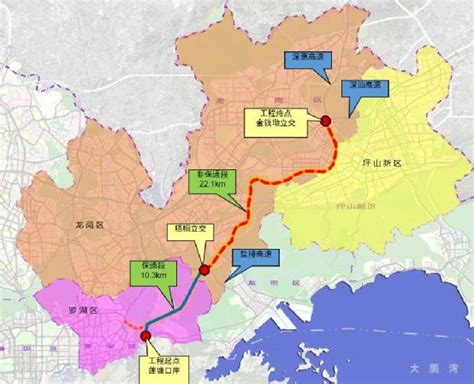 東部過境高速|深圳市東部過境高速公路工程建設加速度